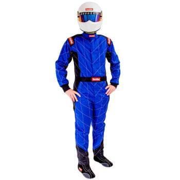 RaceQuip Chevron-5 Nomex SFI-5 Racing Suit Large Blue