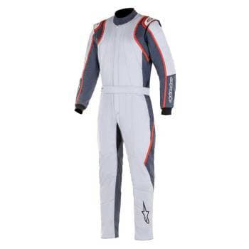 Alpinestars GP Race V2 Racing Suit 58 Silver/Asphalt/red