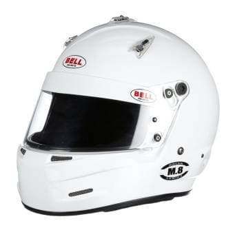 Bell M.8 SA2020 Racing  Helmet Large White