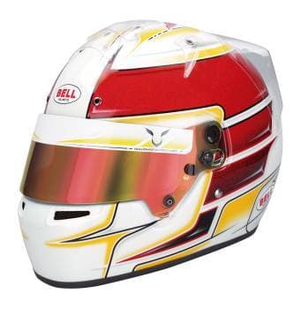 Bell KC7-CMR Kart Racing Helmet Custom 6 7/8 (55) Hamilton