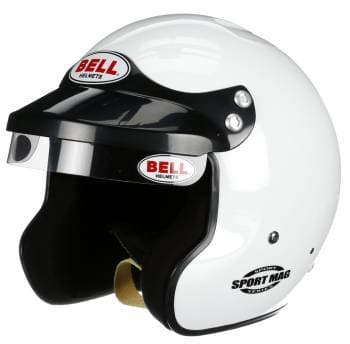 Bell Sport Mag Racing Helmet  SA2020 4X Large (67-68) White