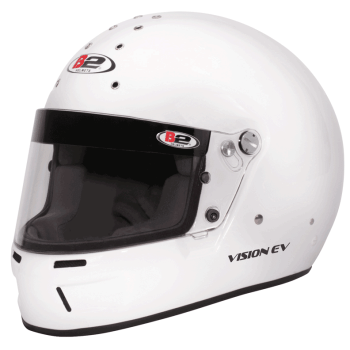 B2 Vision EV Racing Helmet SA2020 Medium White