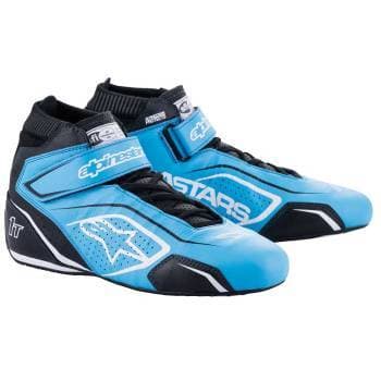 Alpinestars Tech-1 T Racing Shoe 9.5 Lt Blue/Black/White