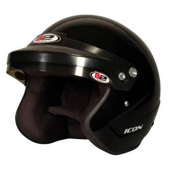 B2 Icon Open Face Helmet SA2020 Small Black