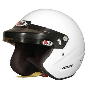 B2 Icon Open Face Helmet SA2020 Small White