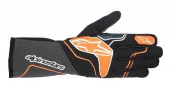 Alpinestars Tech-1 ZX V3 Race Glove Large Black/Orange Flou