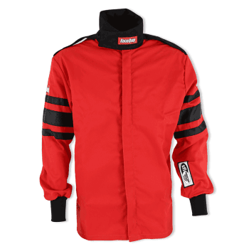 Racequip 2 Piece Single Layer Racing Suit SFI 3.2a/1 Small Red Jacket