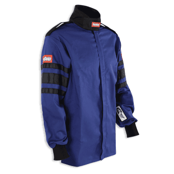 Racequip 2 Piece Single Layer Racing Suit SFI 3.2a/1 Small Blue Jacket