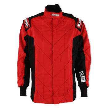 Racequip Chevron 2pc Racing Suit SFI 3.2a/5 X Large Red Jacket