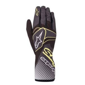 Alpinestars Tech-1 K Race V2 Karting Glove Carbon Medium Black/Lime Green