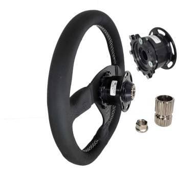 Sparco Polaris RZR Turbo Steering Wheel With Quick Release Hub