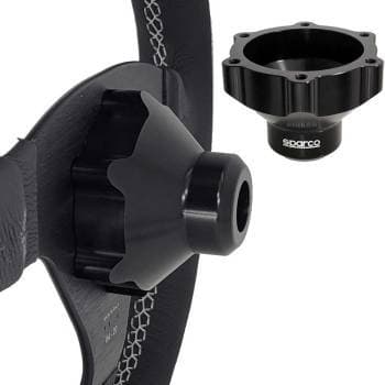 Sparco Polaris RZR Turbo Steering Wheel With Sparco RZR Hub