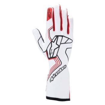 Alpinestars Tech-1 Race V4 Race Glove Medium White/Red