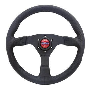 Sparco Race Air Steering Wheel | Red Champion Horn Button