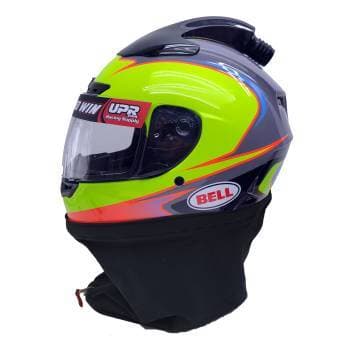 Bell Qualifier DLX Top Forced Air UTV | Tarmac Medium Yellow/Black Wired