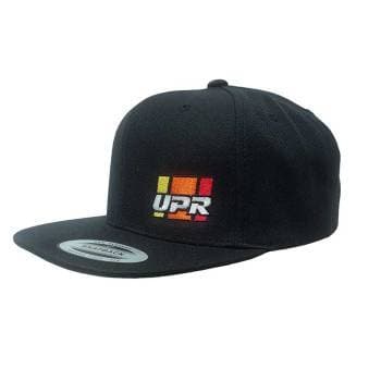 UPR Stripes Flat Bill Hat Black