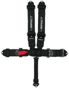Impact Racer Series 3" x 3" Latch & Link Restraints 5 Point Pull Down Both Laps