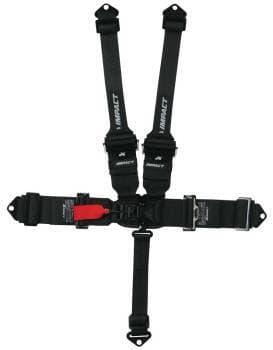 Impact Racer Series 3" x 3" Into 2" Transition Latch & Link Restraints 5 Point Pull-Down Lap