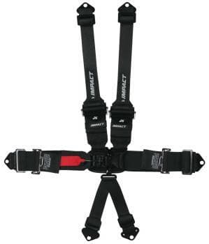 Impact Racer Series 3" x 3" Into 2" Transition Latch & Link Restraints 6 Point Pull-Up Lap