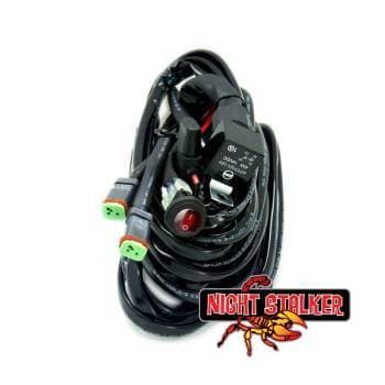 Night Stalker Wiring Harness, LED Lightbars - Twin Lights