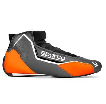 Sparco X-Light Racing Shoe 46 Gray/Orange