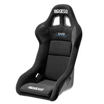 Sparco EVO QRT Racing Seat, Fabric Seat Cover, Stock Seat Pad