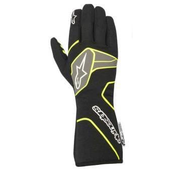Alpinestars Tech-1 Race V2 Race Glove Small Black/Yellow Flou