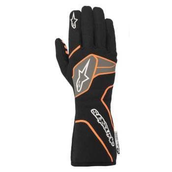 Alpinestars Tech-1 Race V2 Race Glove Small Black/Orange Flou
