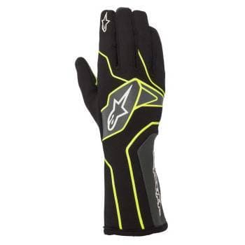 Alpinestars Tech-1 K V2 Karting Glove Small Black/Yellow Flou/Anthracite