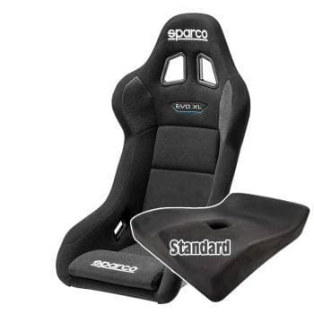 Sparco EVO XL QRT Racing Seat, Standard UPR Seat Pad