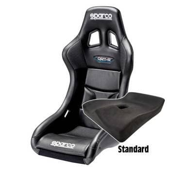 Sparco QRT-R Racing Seat, Vinyl Seat Cover, Standard UPR Seat Pad
