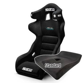 Sparco Pro ADV QRT Racing Seat, Standard UPR Seat Pad