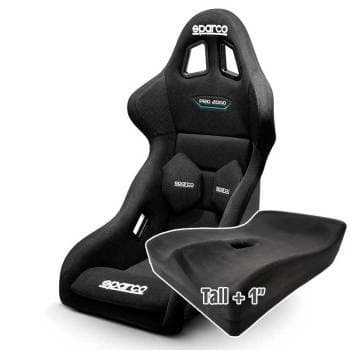 Sparco Pro 2000 QRT Racing Seat, Tall UPR Seat Pad