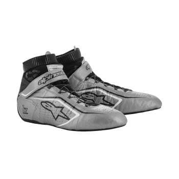 Alpinestars Tech-1 Z V2 Racing Shoe 9.0 Silver/Black/White