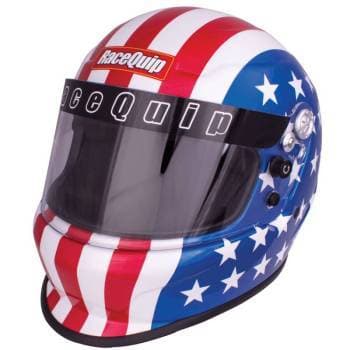 RaceQuip Pro20 Helmet, America Graphic,Large