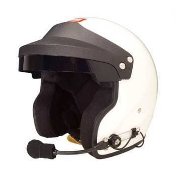 RaceQuip Open Face SA2020 Gloss White Medium Wired