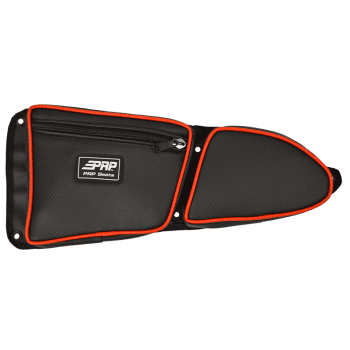 PRP Stock Door Bag With Knee Pad For Polaris RZR Front Drivers Side Red