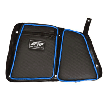 PRP Stock Door Bag With Knee Pad For Polaris RZR Rear Drivers Side Blue