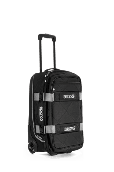 Sparco Travel Roller Bag, Black/Silver