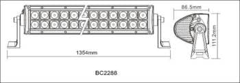 Night Stalker Economy Premium LED Light Bars - 50 In.