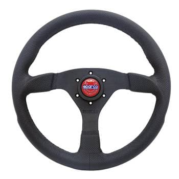 Sparco Race Air Steering Wheel | Red Champion Horn Button