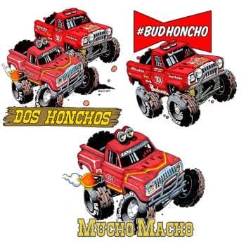 Bud Honcho Sticker Pack