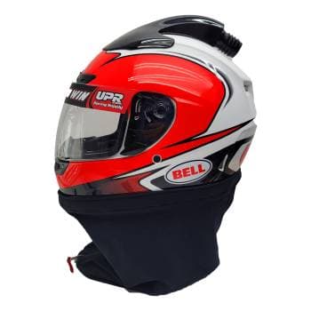 Bell Qualifier DLX Top Forced Air UTV | tarmac Large Red/White Wired